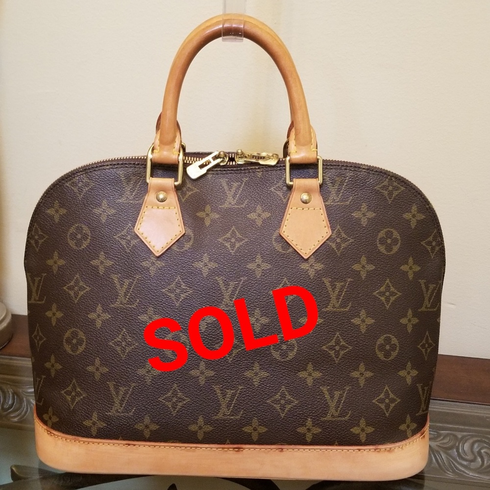 Authentic Louis Vuitton Alma pm M51130